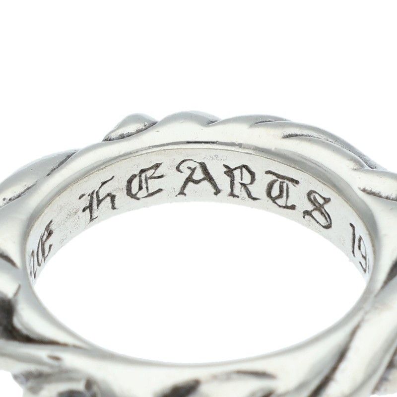 Chrome Hearts Scrl Band Scroll Silver Ring