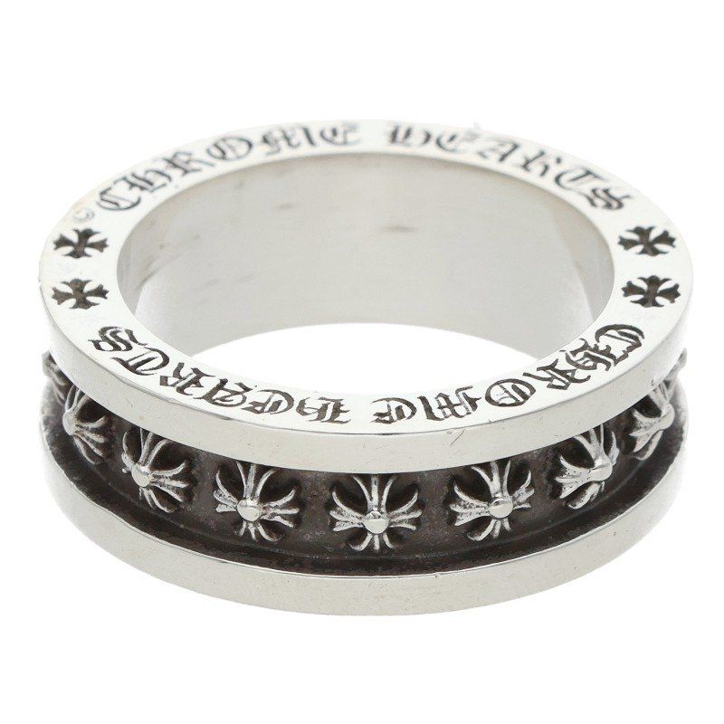 Chrome Hearts CH Pls Mini CH Plus Mini Silver Ring