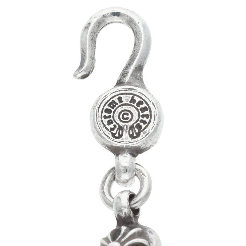 Chrome Hearts 1 Crsbl Chn Sml CH Crs Cross Ball Chain Small CH Silver Necklace