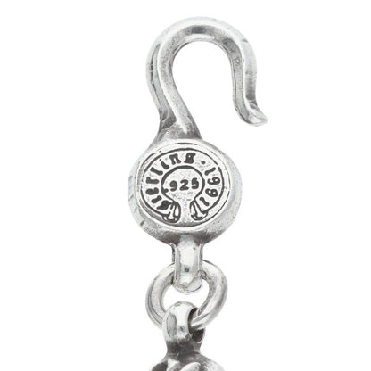 Chrome Hearts 1 Crsbl Chn Sml CH Crs Cross Ball Chain Small CH Silver Necklace