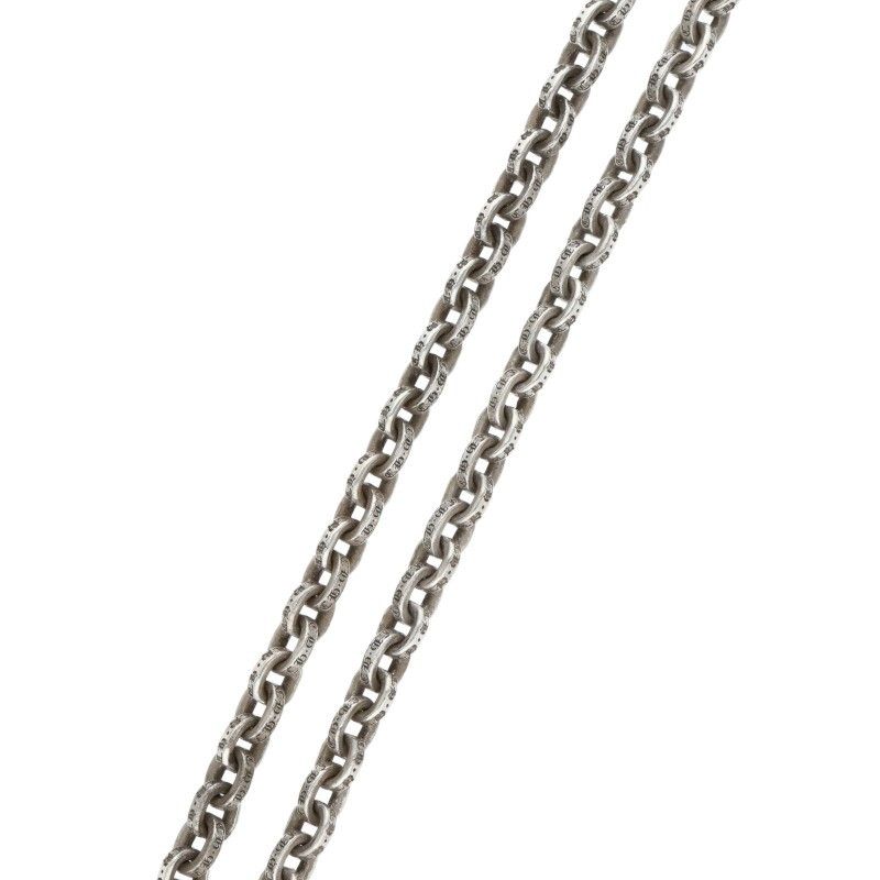 Chrome Hearts Paper Chain 18 Silver Necklace