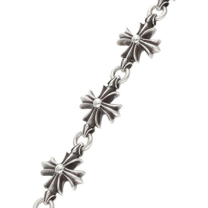 Chrome Hearts CO CH Plus Cutout Silver Bracelet