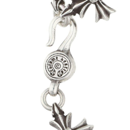 Chrome Hearts CO CH Plus Cutout Silver Bracelet