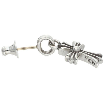 Chrome Hearts Bby Pprchn Baby Fat Drop Silver Earrings