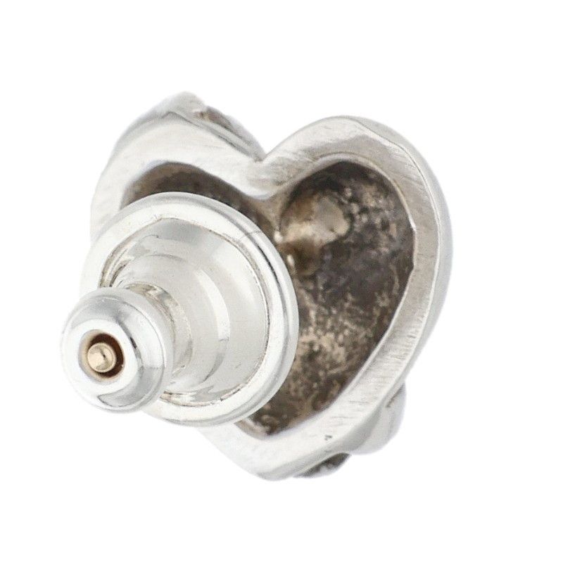 Chrome Hearts Stud Heart Silver Earrings