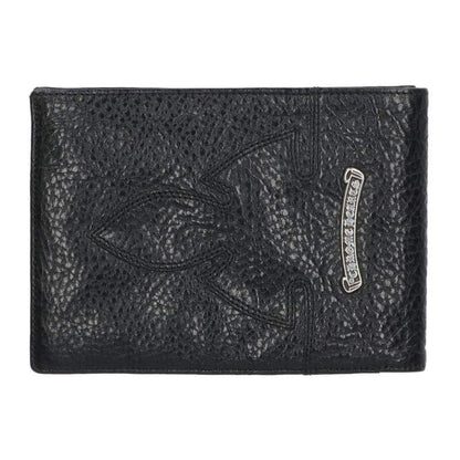 Chrome Hearts Aint Nothin 2 DO Funi Bifold Leather Wallet Chain