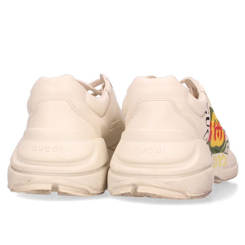 Gucci Rython GG Logo Print Light Sand Sneakers 8