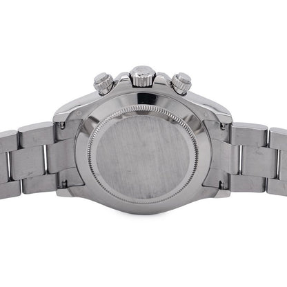 Rolex Cosmograph Daytona 18k White Gold M Number Watch Black Dial