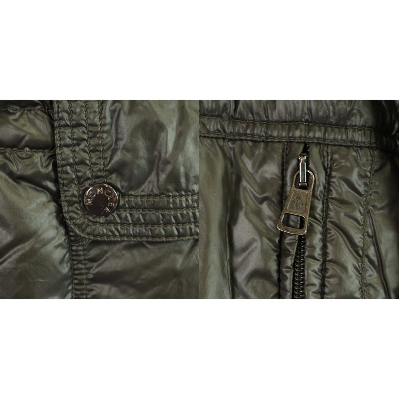 Moncler Down Jacket Outer Nylon One Color 3 Brown BB