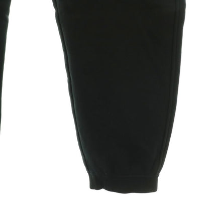 Max Mara S 'S Jogger Pants Sweatshirt Logo Embroidery Fleece Lining Black SS