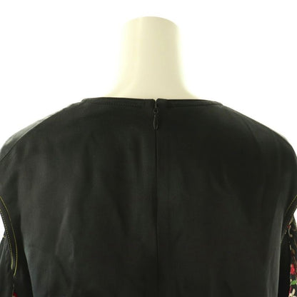 Celine Phoebe Philo Era Blouse Shirt Acetate Long Sleeve Silk Switch 36 Black SS