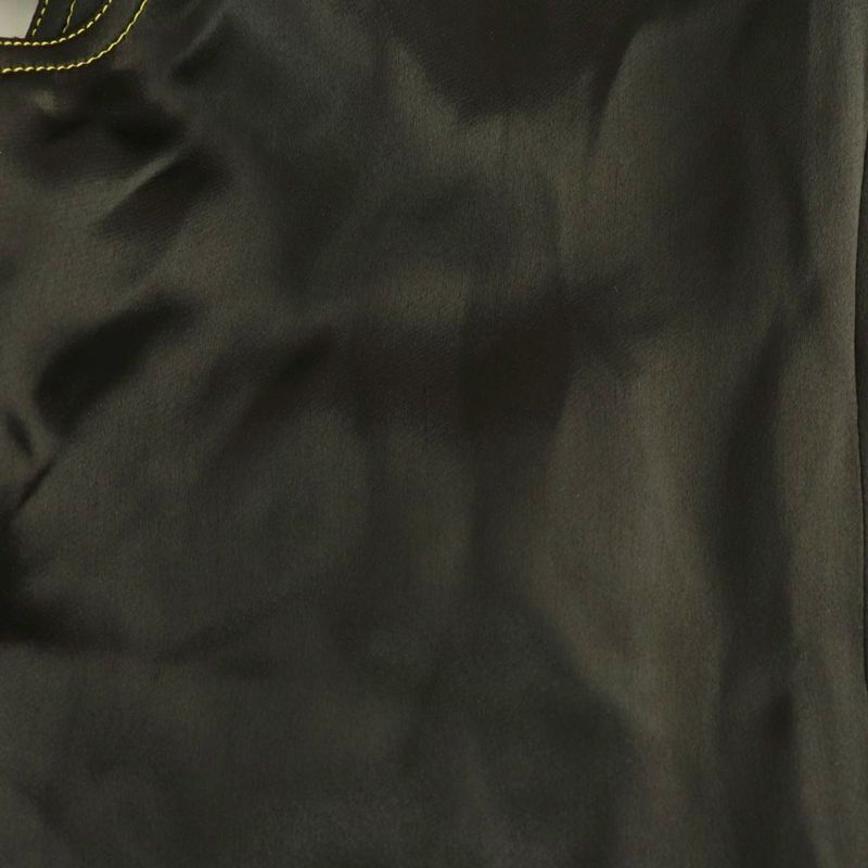 Celine Phoebe Philo Era Blouse Shirt Acetate Long Sleeve Silk Switch 36 Black SS