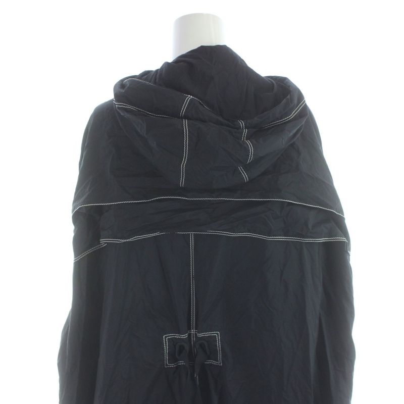 Moncler Dacca Down Coat Hood Long Nylon 1 Navy MW