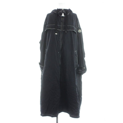 Moncler Dacca Down Coat Hood Long Nylon 1 Navy MW