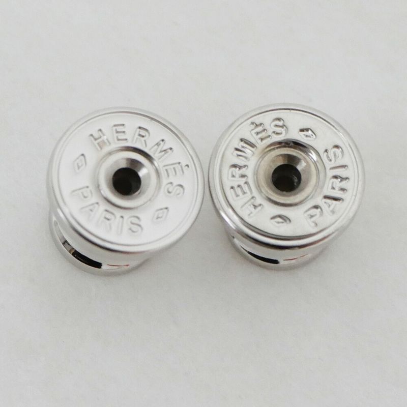Hermes Earrings Pop Mini Joan Frepere Silver