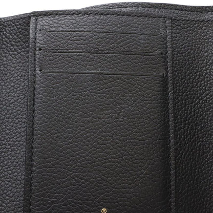 Louis Vuitton Monogram Empreinte Portefeuille Victorine Trifold Wallet Noir