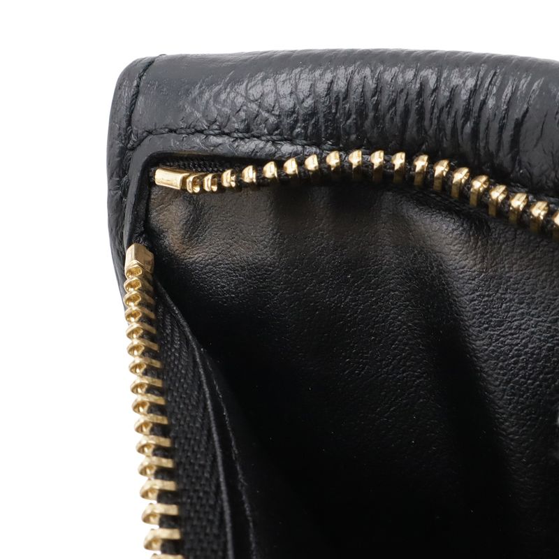 Louis Vuitton Monogram Empreinte Pochette Cles Coin Purse Noir Black