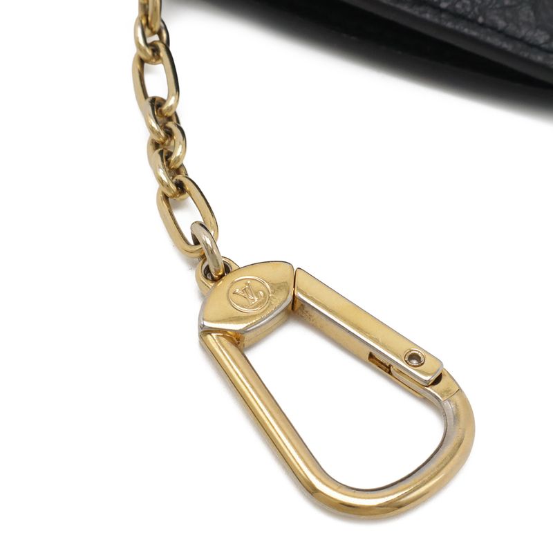Louis Vuitton Monogram Empreinte Pochette Cles Coin Purse Noir Black