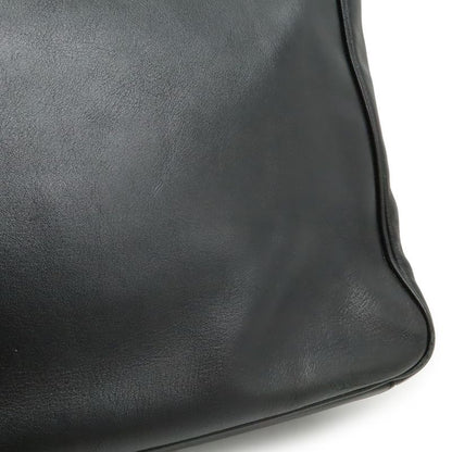 Prada Tote 2-Way Shoulder Bag Crossbody Leather Nero Black Silver