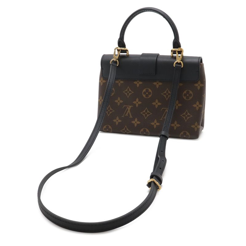 Louis Vuitton Monogram Locky BB Mini Bag 2-Way Crossbody Noir Black