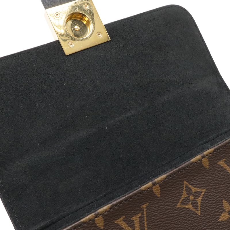 Louis Vuitton Monogram Locky BB Mini Bag 2-Way Crossbody Noir Black