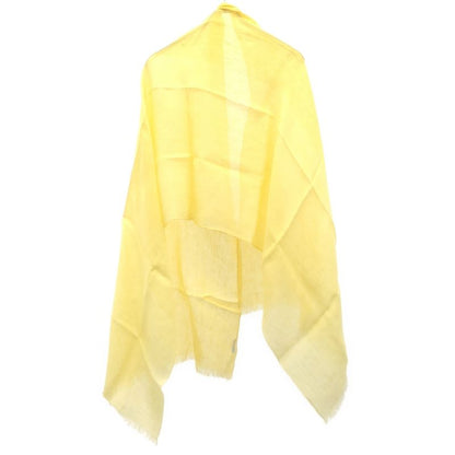 Brunello Cucinelli Large Shawl Yellow Scarf