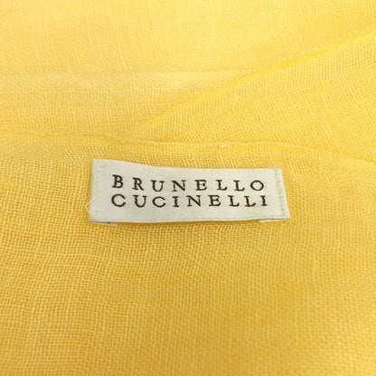 Brunello Cucinelli Large Shawl Yellow Scarf