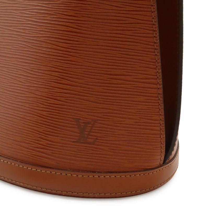 Louis Vuitton Epi Cluny Shoulder Bag Leather Kenya Brown