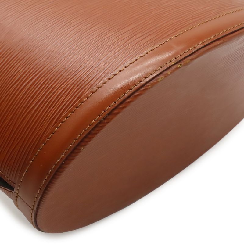 Louis Vuitton Epi Cluny Shoulder Bag Leather Kenya Brown