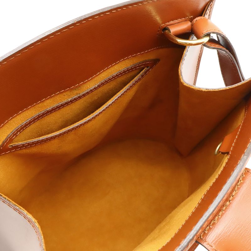 Louis Vuitton Epi Cluny Shoulder Bag Leather Kenya Brown