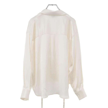 Loewe Anagram Pocket Satin Shirt Ivory 34