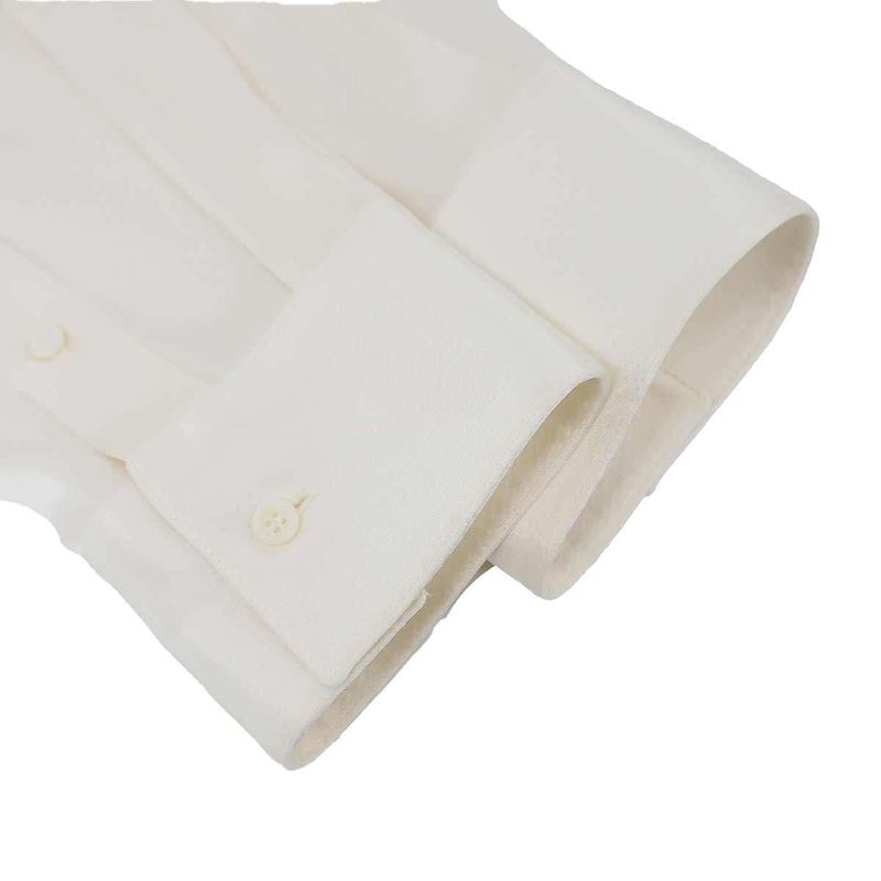 Loewe Anagram Pocket Satin Shirt Ivory 34