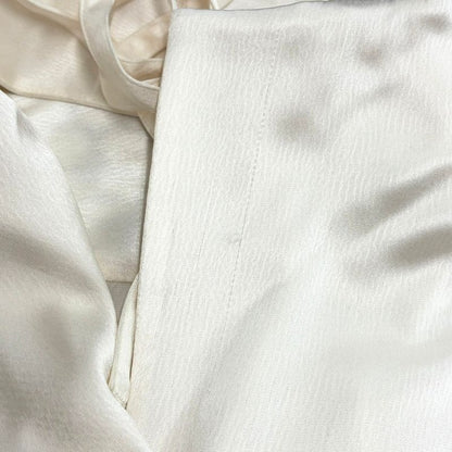 Loewe Anagram Pocket Satin Shirt Ivory 34