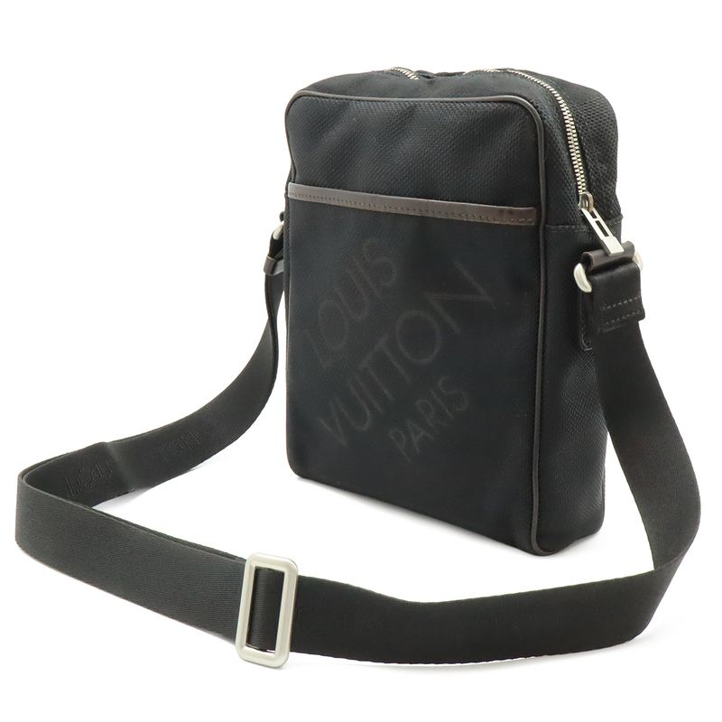 Louis Vuitton Damier Geant Citadin NM Shoulder Bag Crossbody Canvas Noir Black