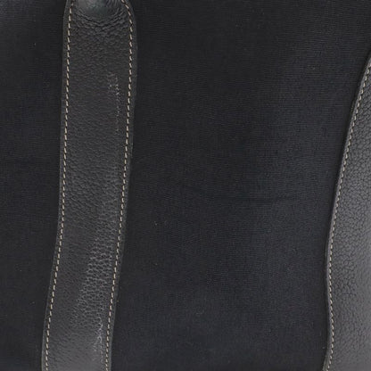 Hermes Garden Party PM Tote Toile Officier Canvas Black Silver