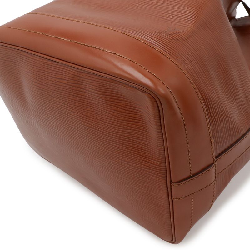 Louis Vuitton Epi Noe Drawstring Shoulder Bag Leather Kenya Brown