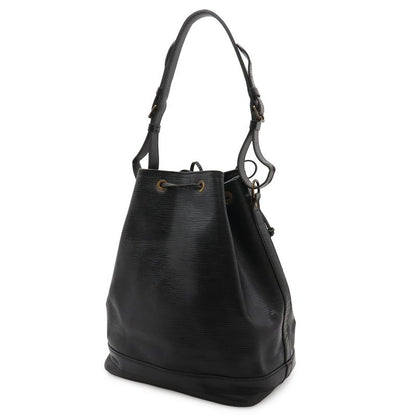 Louis Vuitton Epi Noe Shoulder Bag Drawstring Noir Black Gold