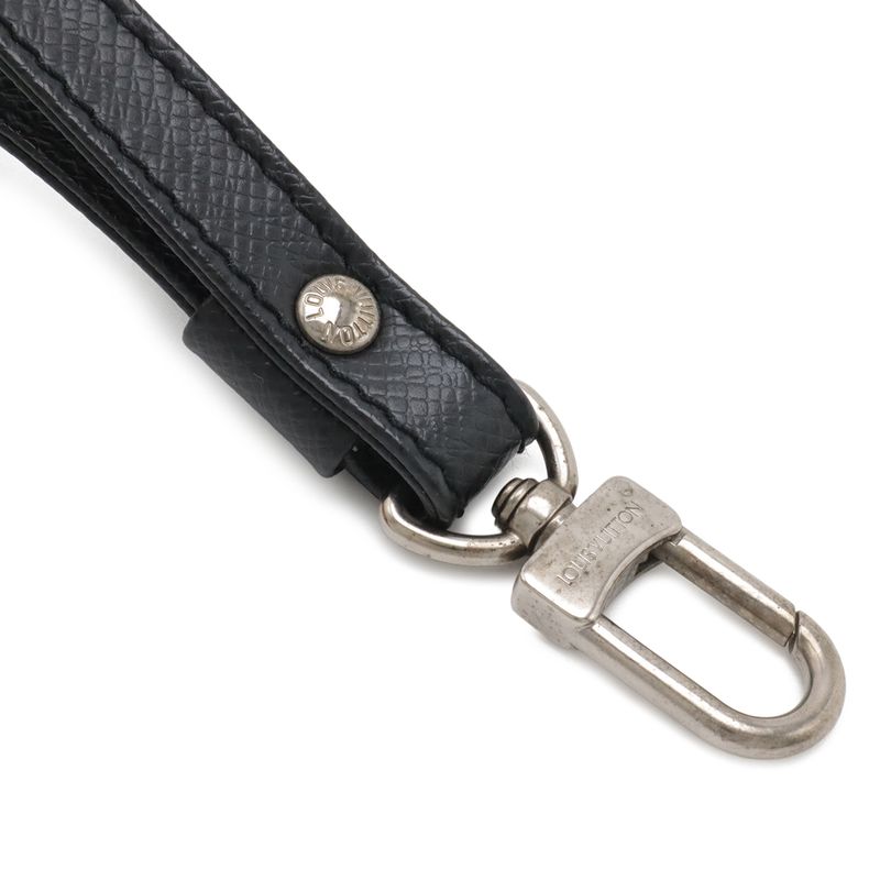 Louis Vuitton Taiga Baikal Clutch Handbag Ardoise Black