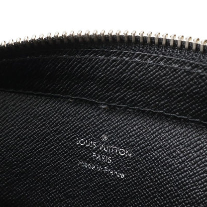 Louis Vuitton Taiga Baikal Clutch Handbag Ardoise Black
