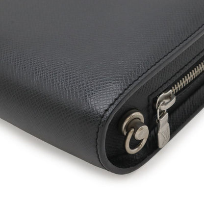 Louis Vuitton Taiga Baikal Clutch Handbag Ardoise Black