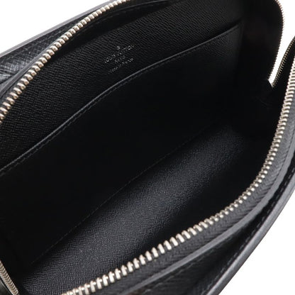 Louis Vuitton Taiga Baikal Clutch Handbag Ardoise Black