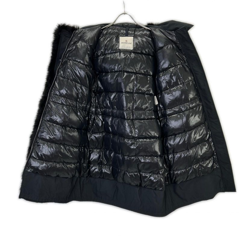 Moncler Haven Down Coat with Fur 0