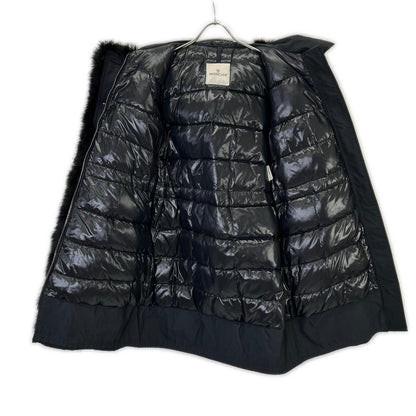 Moncler Haven Down Coat with Fur 0