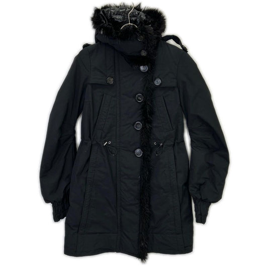 Moncler Haven Down Coat with Fur 0