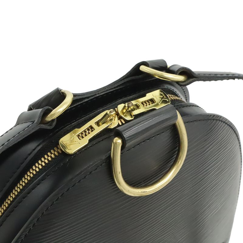 Louis Vuitton Epi Mabillon Backpack Shoulder Bag Leather Noir Black