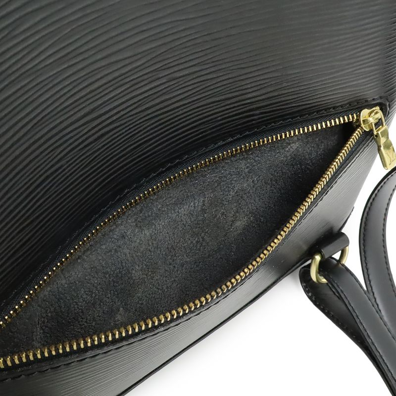 Louis Vuitton Epi Mabillon Backpack Shoulder Bag Leather Noir Black