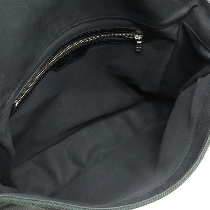Louis Vuitton Taiga Shoulder Bag Leather Canvas Ardoise Black