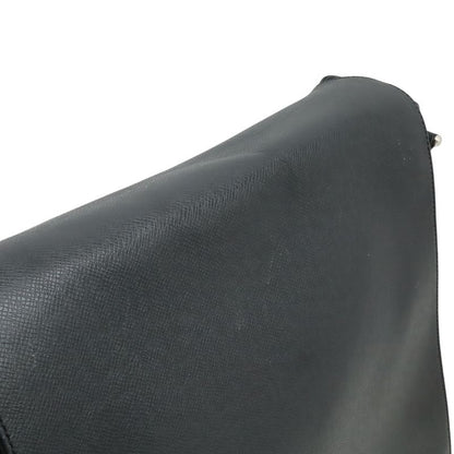 Louis Vuitton Taiga Shoulder Bag Leather Canvas Ardoise Black
