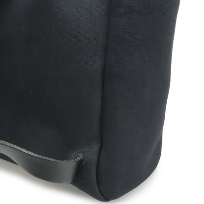 Hermes Herbag a Dos PM Backpack 2-Way Handbag Toile Officier Leather Black