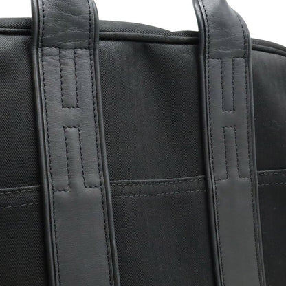 Hermes Acapulco Sac a Dos Backpack 2-Way Tote Toilet Blanc Leather Black Silver